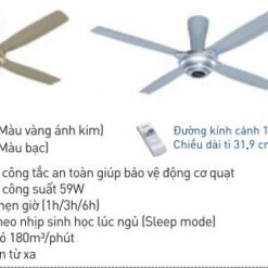 Quạt Tran Panasonic 4 Cánh F56mpg 1
